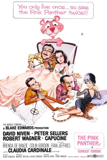 Plakat do filmu "Różowa Pantera" #101557