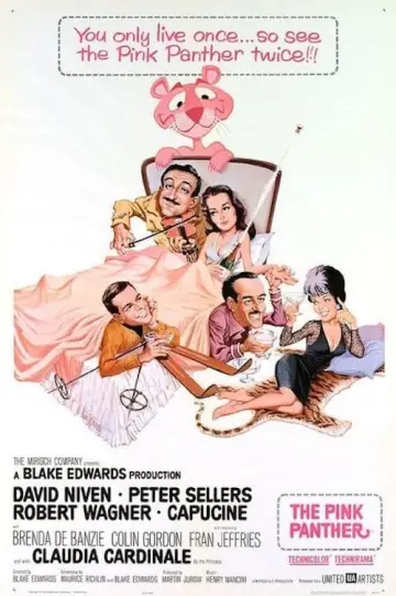 Plakat do filmu "Różowa Pantera" #101568
