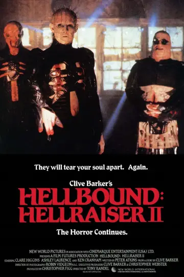 Plakat do filmu "Hellraiser 2. Hellbound" #97632