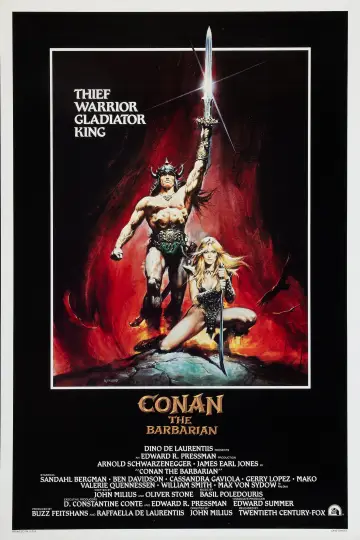 Plakat do filmu "Conan Barbarzyńca" #261925