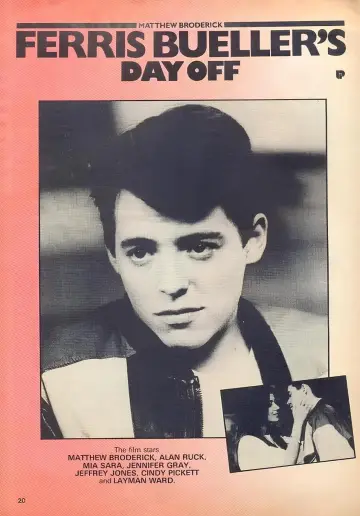 Plakat do filmu "Wolny dzień Ferrisa Buellera" #1579335