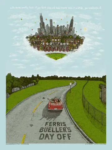 Plakat do filmu "Wolny dzień Ferrisa Buellera" #674871