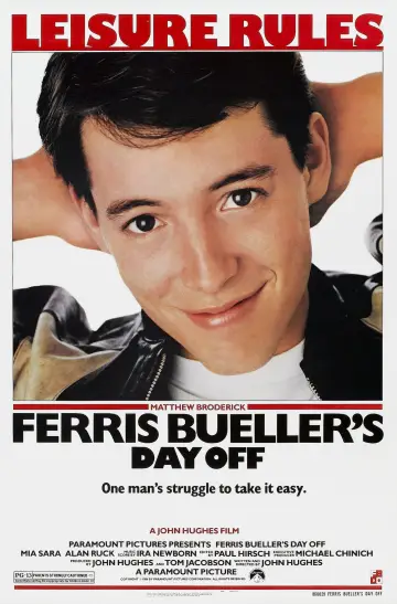 Plakat do filmu "Wolny dzień Ferrisa Buellera" #76133
