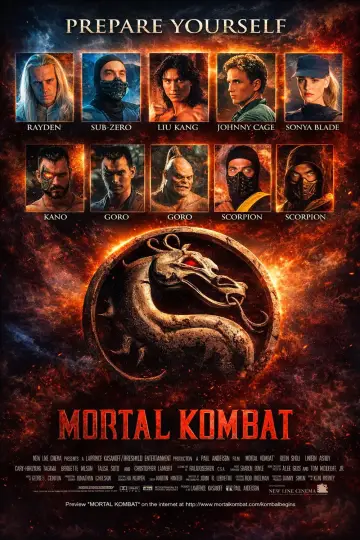 Plakat do filmu "Mortal Kombat" #791602