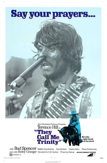 Plakat do filmu "Nazywają mnie Trinity" #860002