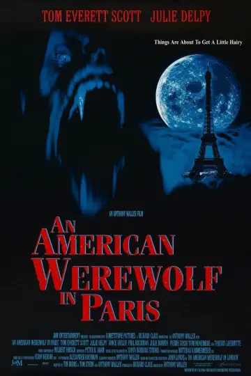 Plakat do filmu "Amerykański Wilkołak w Paryżu" #139329