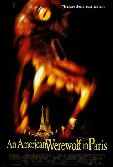 Plakat do filmu "Amerykański Wilkołak w Paryżu" #139332