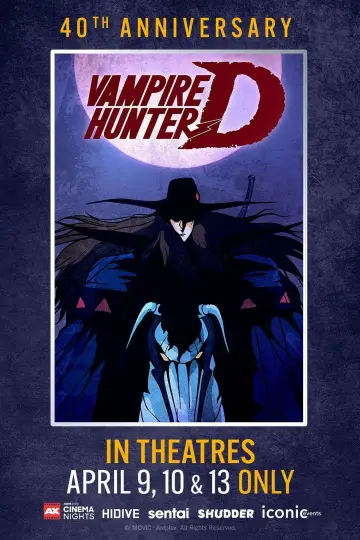 Plakat do filmu "Vampire Hunter D" #720467