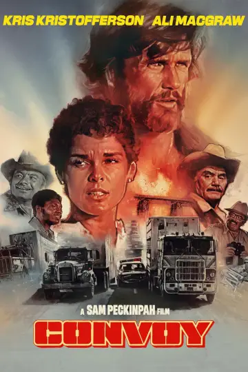 Plakat do filmu "Konwój" #807216