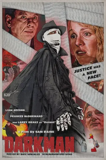 Plakat do filmu "Człowiek Ciemności" #672413