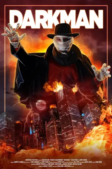 Plakat do filmu "Człowiek Ciemności" #672425