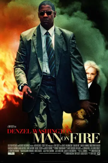 Plakat do filmu "Człowiek w ogniu" #213951
