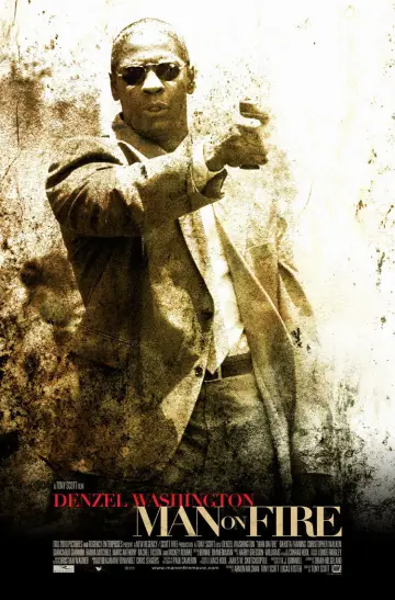 Plakat do filmu "Człowiek w ogniu" #801628