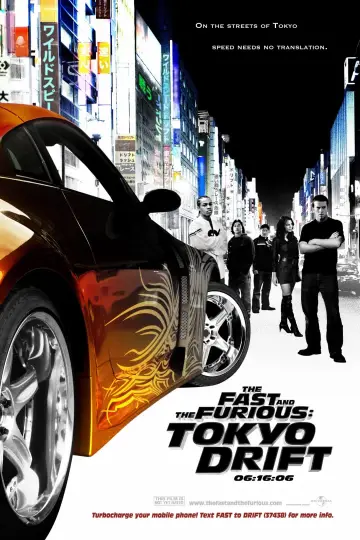 Plakat do filmu "Szybcy i wściekli: Tokio Drift" #285726