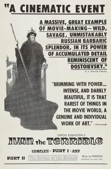 Plakat do filmu "Iwan Groźny" #1082809