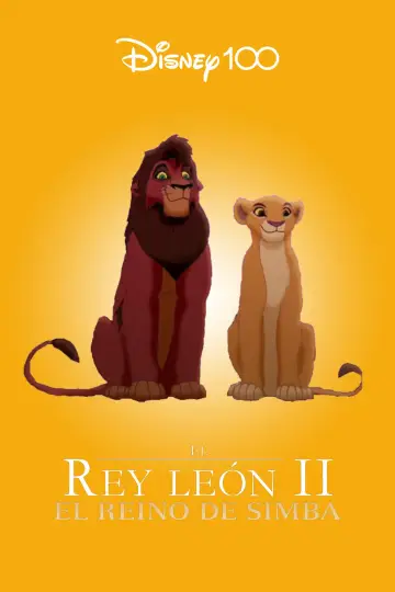 Plakat do filmu "Król Lew II: Czas Simby" #480382