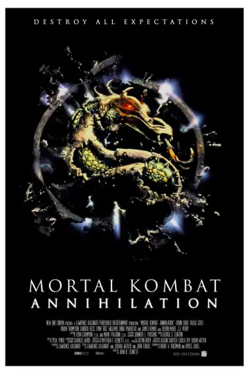 Plakat do filmu "Mortal Kombat 2: Unicestwienie" #830093