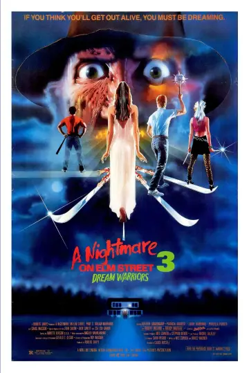 Plakat do filmu "Koszmar z Ulicy Wiązów 3: Wojownicy Snów" #869620