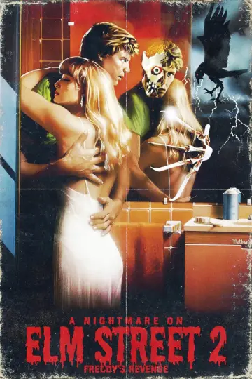 Plakat do filmu "Koszmar z Ulicy Wiązów 2: Zemsta Freddy