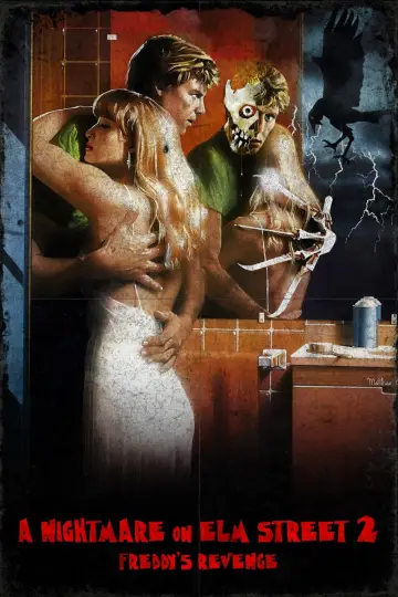 Plakat do filmu "Koszmar z Ulicy Wiązów 2: Zemsta Freddy