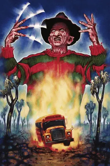 Plakat do filmu "Koszmar z Ulicy Wiązów 2: Zemsta Freddy