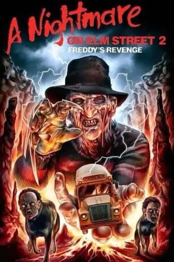 Plakat do filmu "Koszmar z Ulicy Wiązów 2: Zemsta Freddy