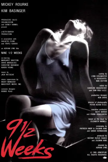 Plakat do filmu "9 1/2 tygodnia" #111423