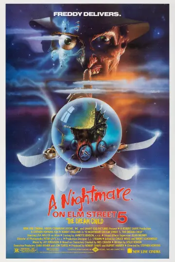 Plakat do filmu "Koszmar z Ulicy Wiązów 5: Dziecko Snów" #727361