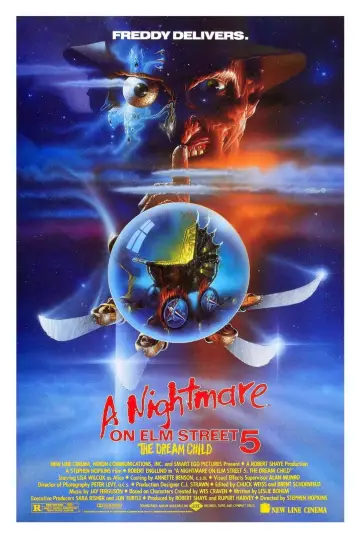 Plakat do filmu "Koszmar z Ulicy Wiązów 5: Dziecko Snów" #727366