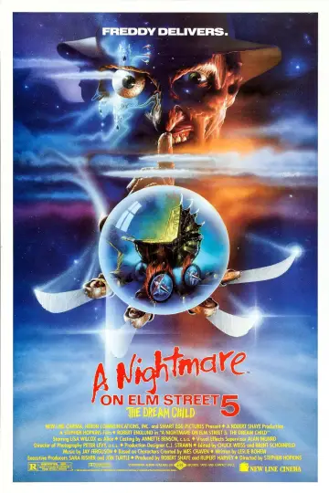 Plakat do filmu "Koszmar z Ulicy Wiązów 5: Dziecko Snów" #874904