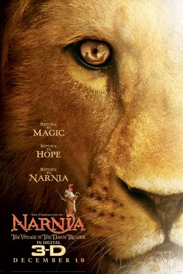 Plakat do filmu "Opowieści z Narnii: Podróż Wędrowca do Świtu" #636710