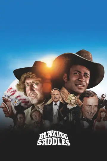 Plakat do filmu "Płonące siodła" #1199935
