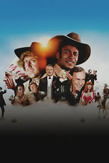 Plakat do filmu "Płonące siodła" #1579607