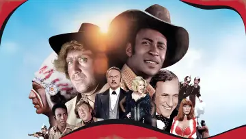 Zasłona do filmu "Płonące siodła" #687595