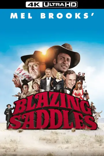 Plakat do filmu "Płonące siodła" #687615