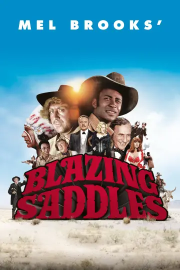 Plakat do filmu "Płonące siodła" #81110
