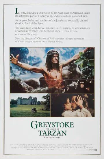 Plakat do filmu "Greystoke: Legenda Tarzana, władcy małp" #110280