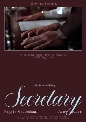 Plakat do filmu "Sekretarka" #1231235