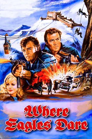Plakat do filmu "Tylko dla orłów" #91809