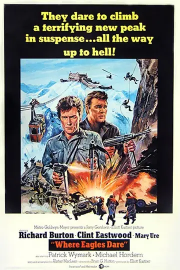 Plakat do filmu "Tylko dla orłów" #91827