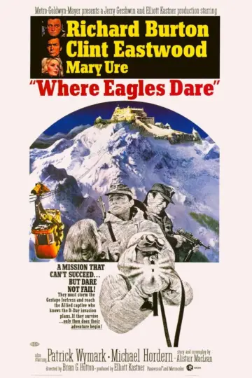 Plakat do filmu "Tylko dla orłów" #91828