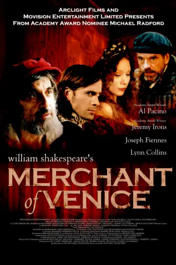Plakat do filmu "Kupiec wenecki" #263224