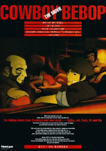 Plakat do filmu "Kowboj Bebop: Pukając do nieba bram" #809797