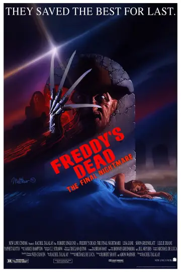 Plakat do filmu "Koszmar z Ulicy Wiązów 6: Freddy nie żyje, koniec koszmaru" #857628