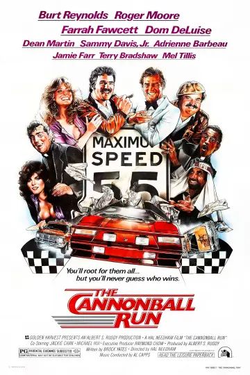 Plakat do filmu "Wyścig Armatniej Kuli" #885115