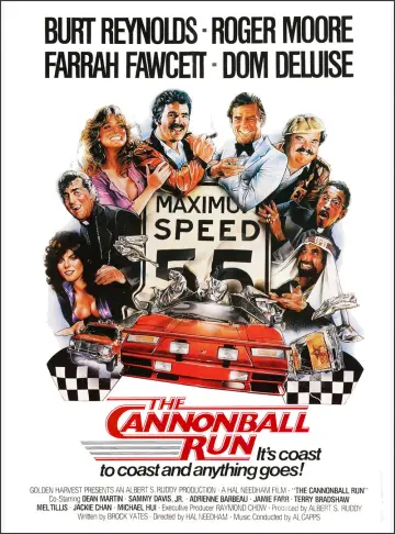 Plakat do filmu "Wyścig Armatniej Kuli" #885117