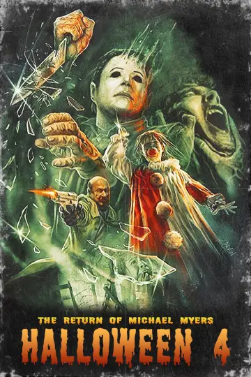 Plakat do filmu "Halloween IV: Powrót Michaela Myersa" #298641