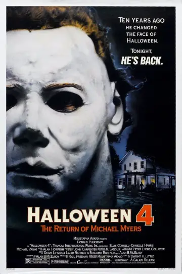 Plakat do filmu "Halloween IV: Powrót Michaela Myersa" #732776