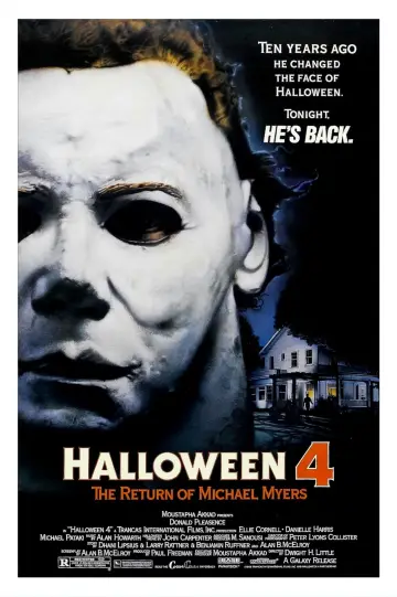 Plakat do filmu "Halloween IV: Powrót Michaela Myersa" #732777