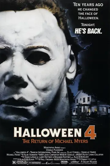 Plakat do filmu "Halloween IV: Powrót Michaela Myersa" #732813